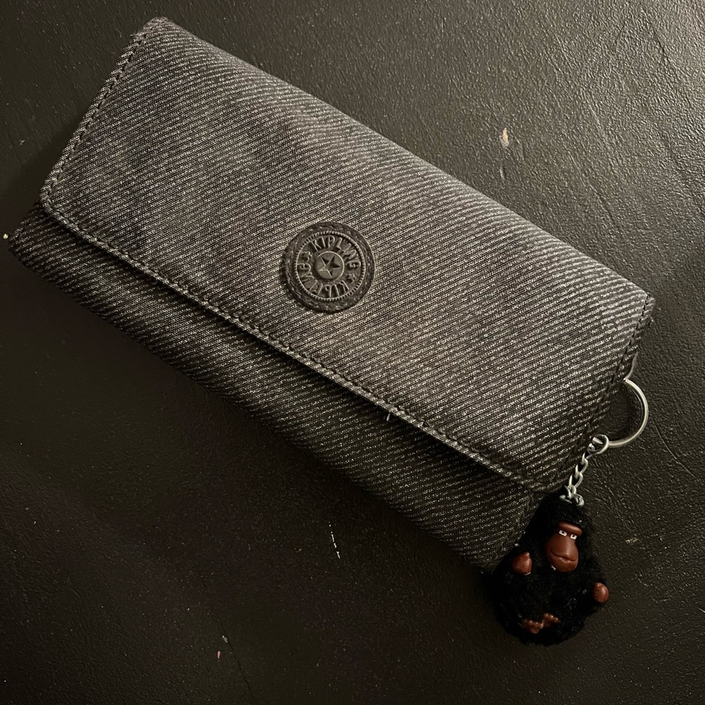 Black Kipling Wallet with Keychain